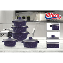 Набор кастрюль VANORA ZORA 10 пр Blue (VN-E-C538)
