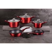 Набір посуду BERLINGER HAUS Metallic Line Burgundy Edition 13 ін. Red (BH-7030)