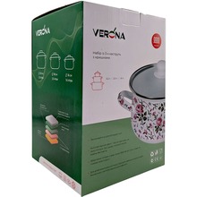 Набор кастрюль VERONA 1.6+2.3+3 л (VR-0001-03)