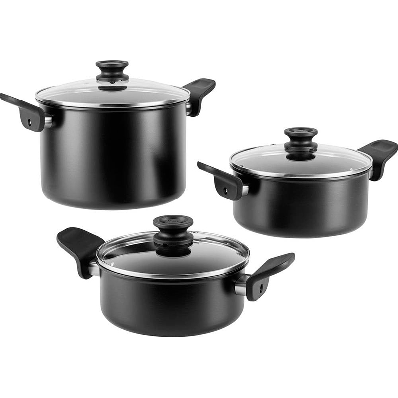 Набор кастрюль NINJA ZEROSTICK Classic 2.4+3.3+4.7 л (CW53000DE)