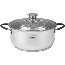 Набор кастрюль BRAVO CHEF Safran 6 пр (BC-6002)