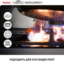 Набір сковорідок TEFAL Ingenio Exсellence+ 24+28 см 3 ін (P0009553)
