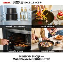 Набір сковорідок TEFAL Ingenio Exсellence+ 24+28 см 3 ін (P0009553)