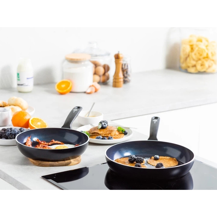 Зовнішній вигляд Набір сковорідок GREEN PAN Torino 24+28 см (CC001696-001)