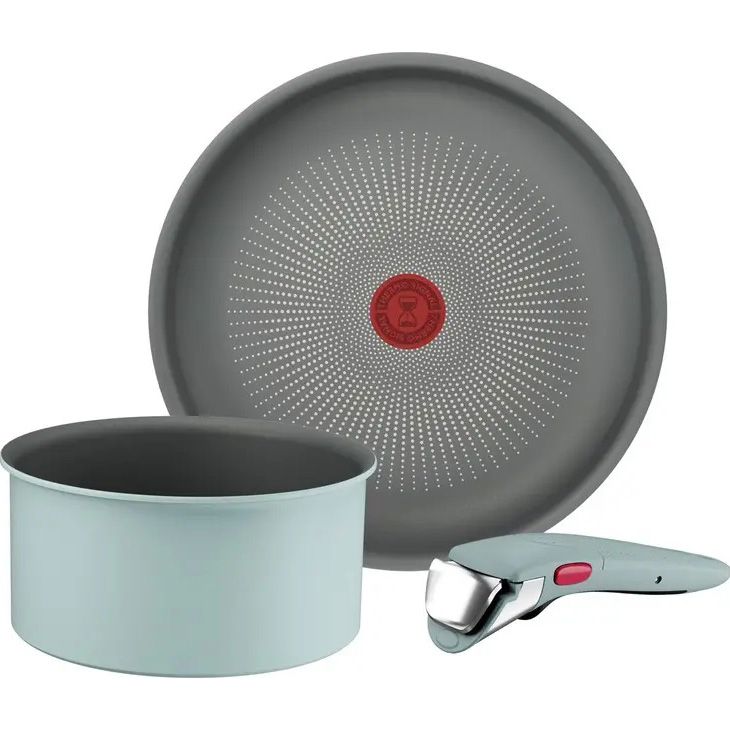 Набір посуду TEFAL Ingenio Halo Eucalyptus 3 пр. (L8029053) Посуд в наборі каструля