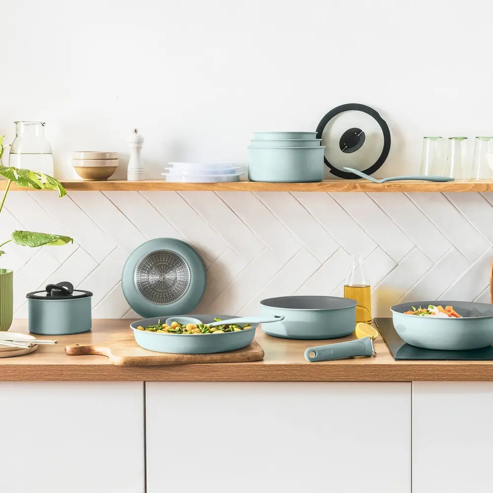 Набір посуду TEFAL Ingenio Halo Eucalyptus 3 пр. (L8029053) Кількість каструль 1