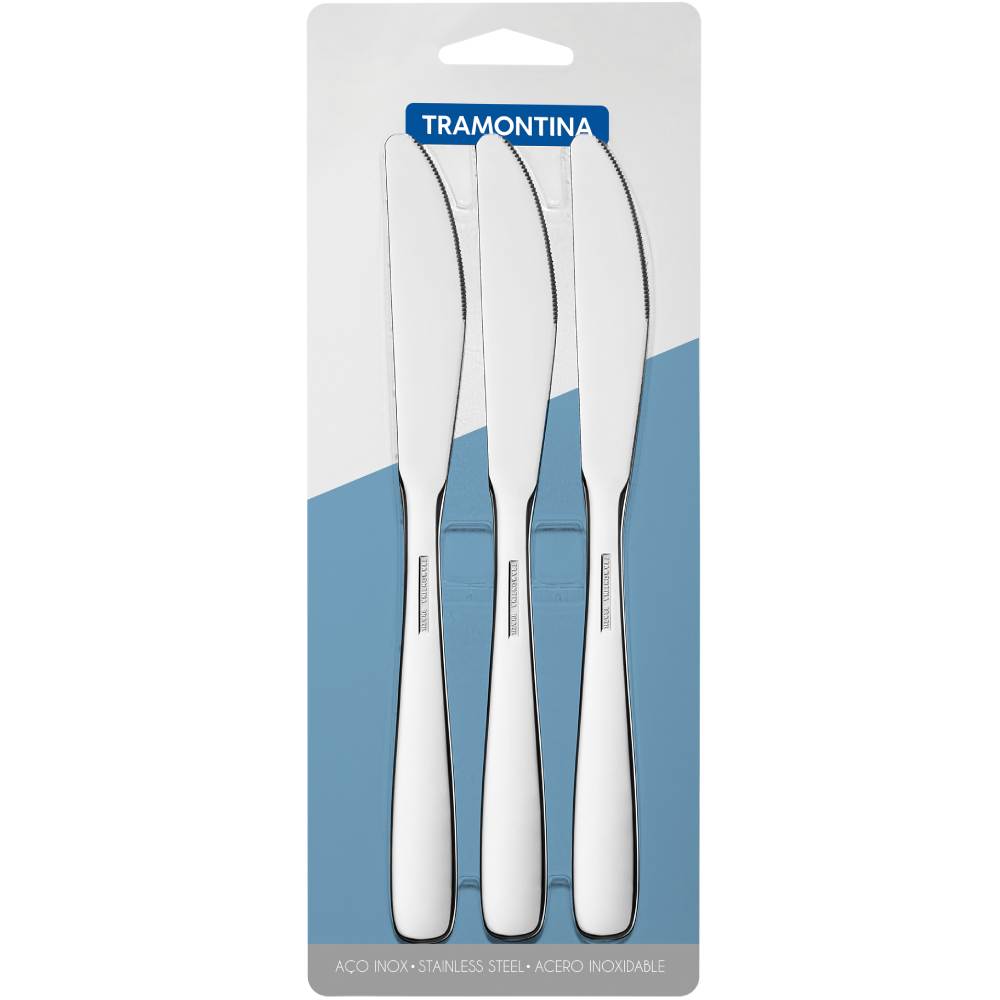 Набор десертных ножей TRAMONTINA AMAZONAS 3 пр. (166960/061) Материал ручки нержавеющая сталь