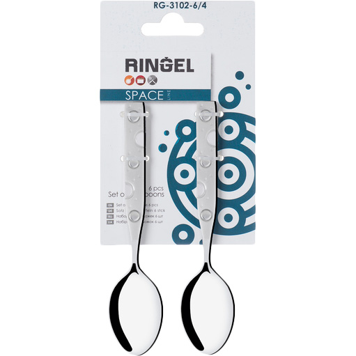 

Набор чайных ложек RINGEL Space 6 пр.(RG-3102-6/4), Space