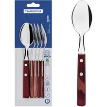 Набор столовых ложек TRAMONTINA POLYWOOD 6 пр. красное дерево (21103/670)