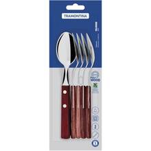 Набор столовых ложек TRAMONTINA POLYWOOD 6 пр. красное дерево (21103/670)