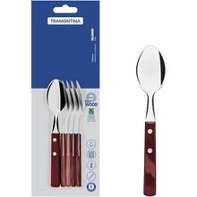 Набор чайных ложек TRAMONTINA POLYWOOD 6 пр. красное дерево (21107/670)