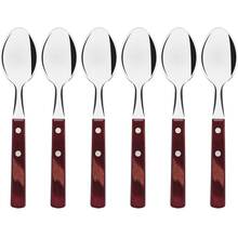 Набор чайных ложек TRAMONTINA POLYWOOD 6 пр. красное дерево (21107/670)