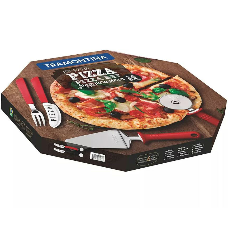 Набір для піци TRAMONTINA Pizza set 14 пр. (25099/022) Матеріал нержавіюча сталь