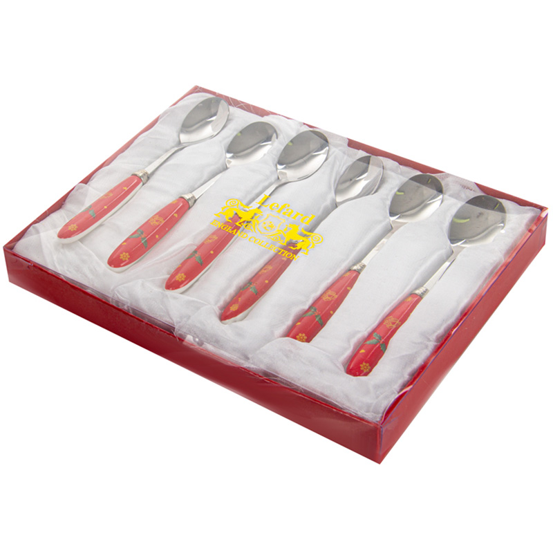 Набір чайних ложок LEFARD "Christmas delight" 12см 6шт (985-135) Матеріал нержавіюча сталь