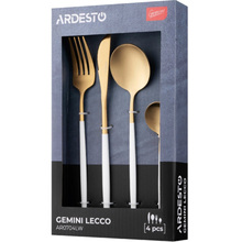 Набор столоовых приборов ARDESTO Gemini Lecco 4 пр (AR0704LW)golden white