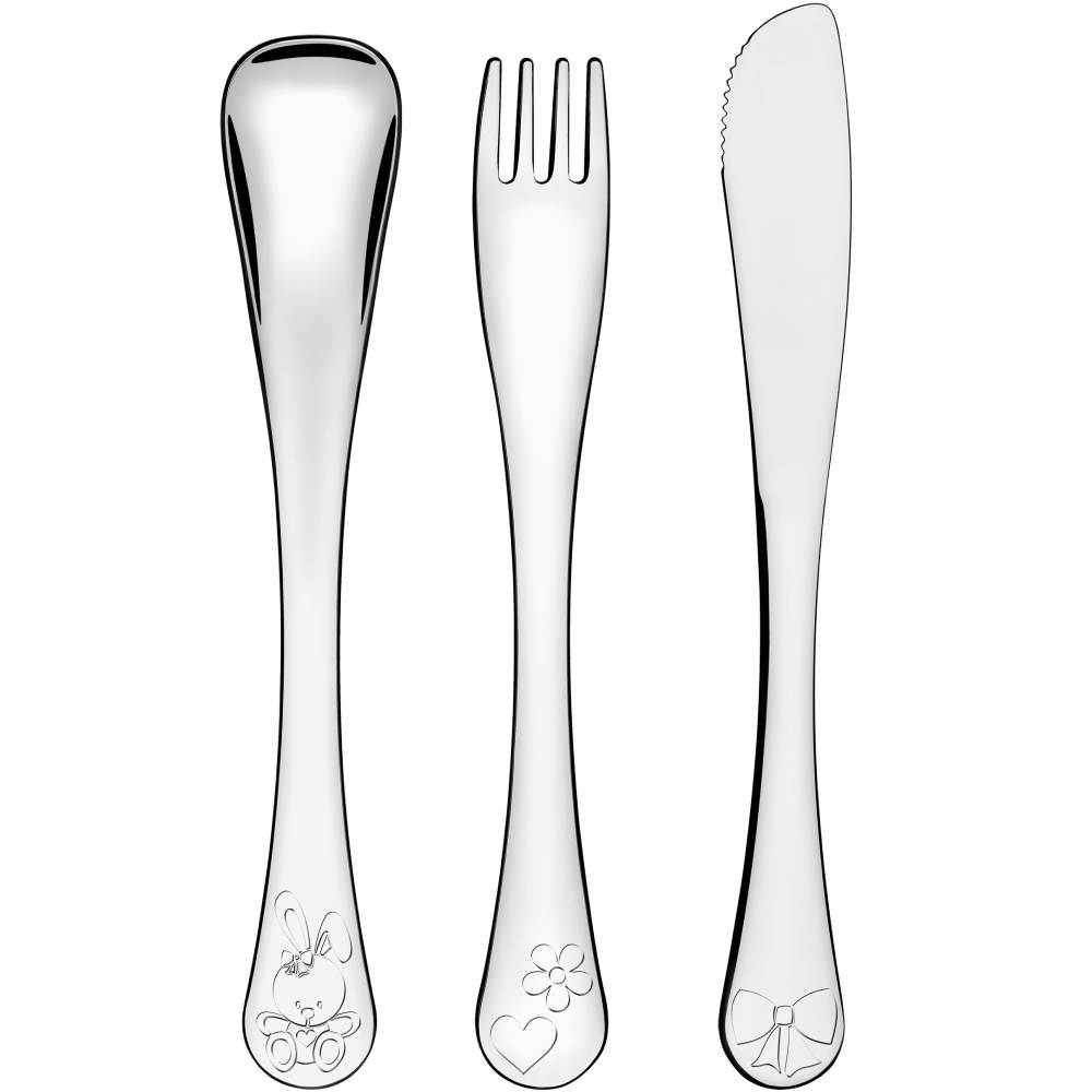 Набір дитячих столових приборів TRAMONTINA BABY Le Petit pink 3 пр. (66973/005)