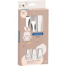 Набір дитячих столових приборів TRAMONTINA BABY Le Petit pink 3 пр. (66973/005)