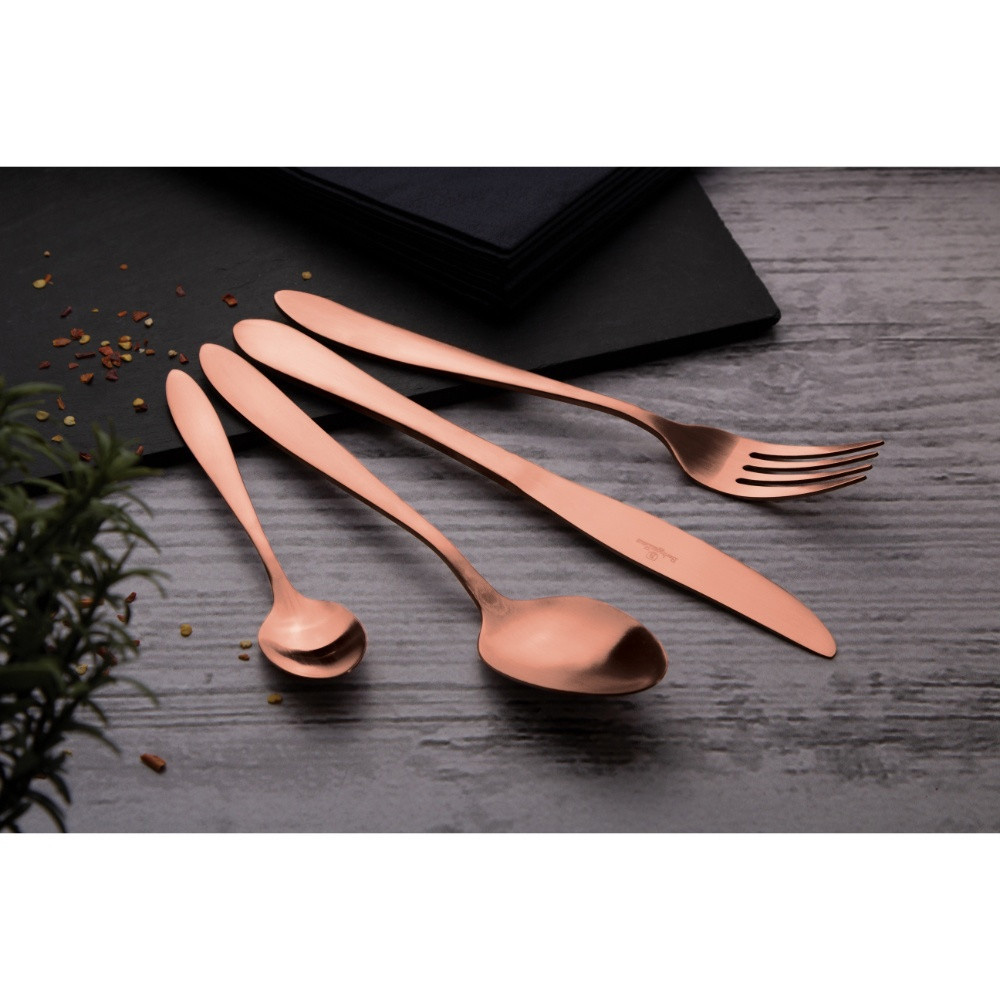 Набір столових приладів BERLINGER HAUS 24 пр Rose Gold (BH 2213A) Матеріал нержавіюча сталь