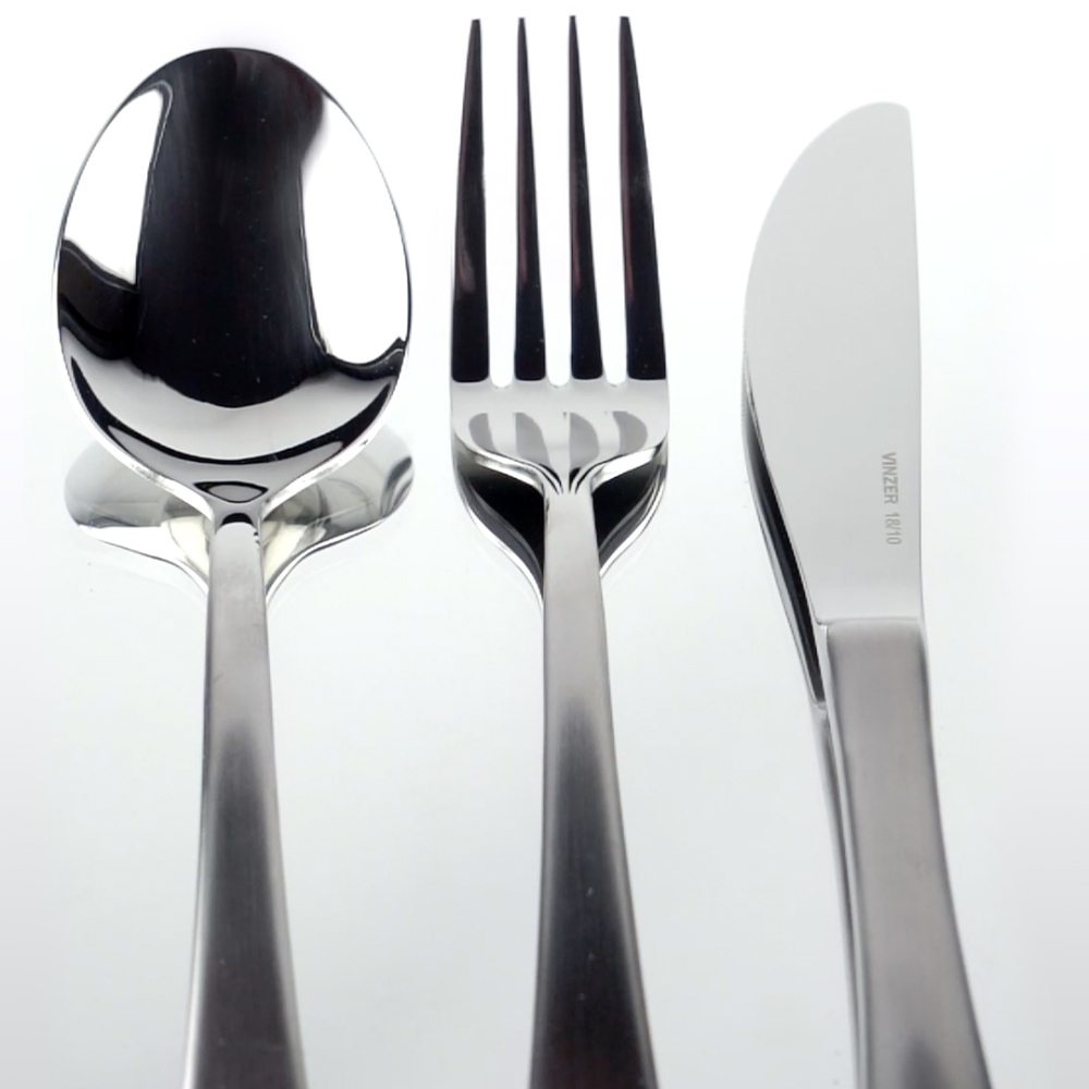 Фото Набір столових приладів VINZER Locarno 24 предметів (50093)