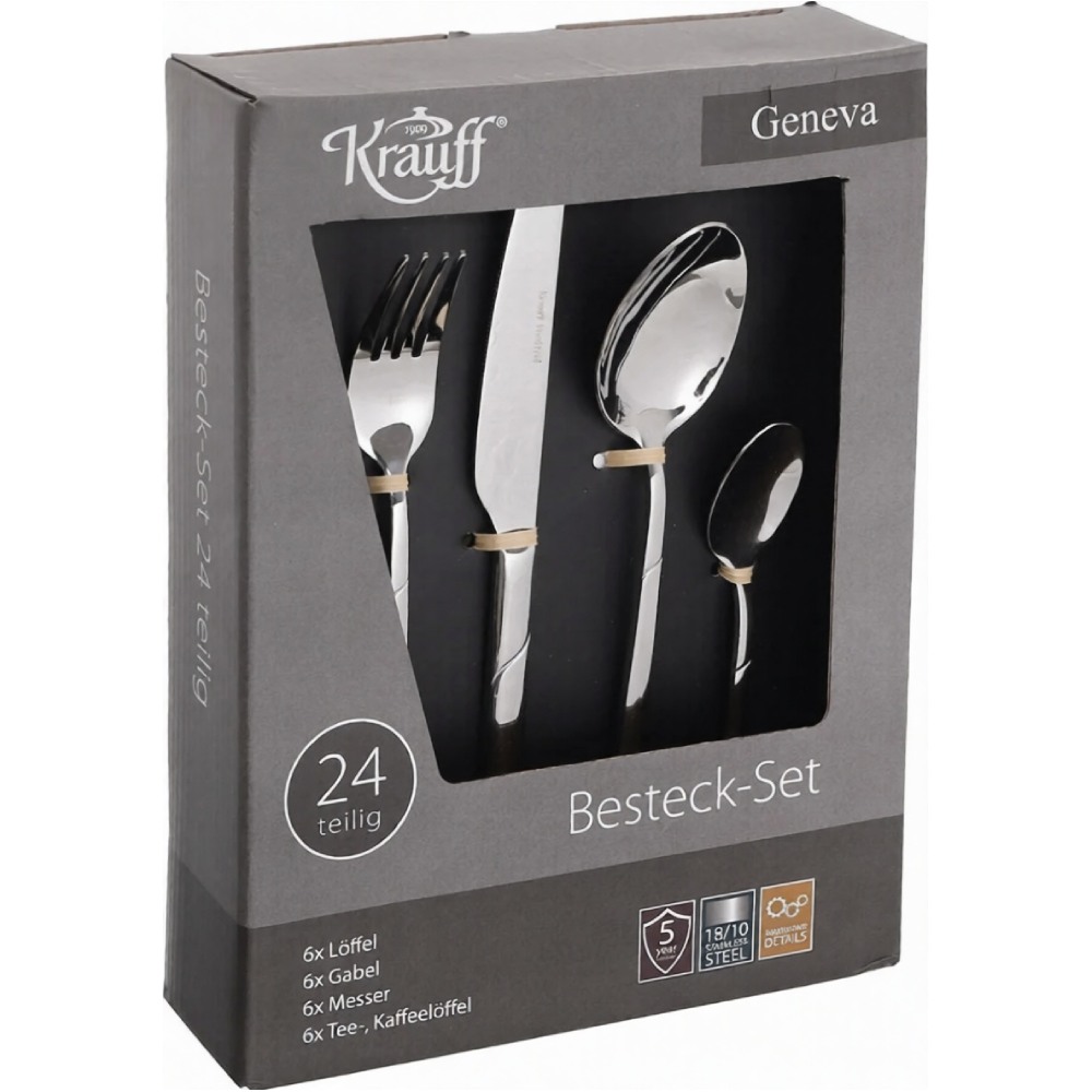 Внешний вид Набор столовых приборов KRAUFF Geneva 24 предмета (29-178-023)