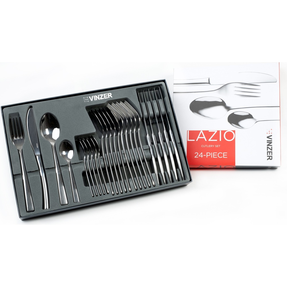 Замовити Набір столових приладів VINZER Lazio 24 пр. (50105)