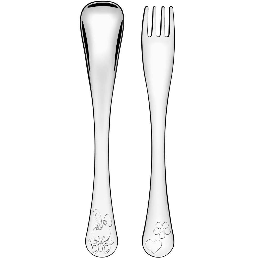 Набір дитячих столових приборів TRAMONTINA BABY Le Petit pink 2 пр. (66973/015)