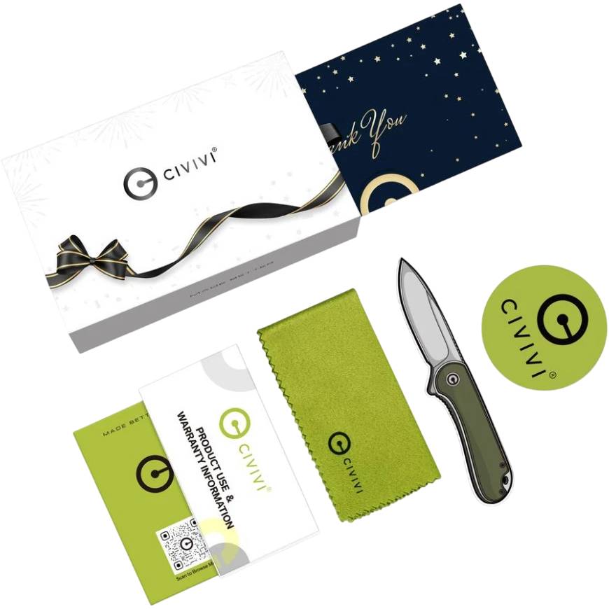 Ніж CIVIVI StellarQuill Pen & Button Lock Elementum II Knife Combo Gift Pack (C23049) Призначення кишеньковий ніж (EDC)