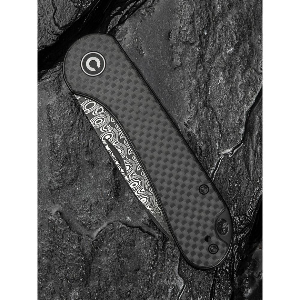 В Фокстрот Нож CIVIVI Elementum Slip Joint Twill Carbon (C18062AJ-DS1)
