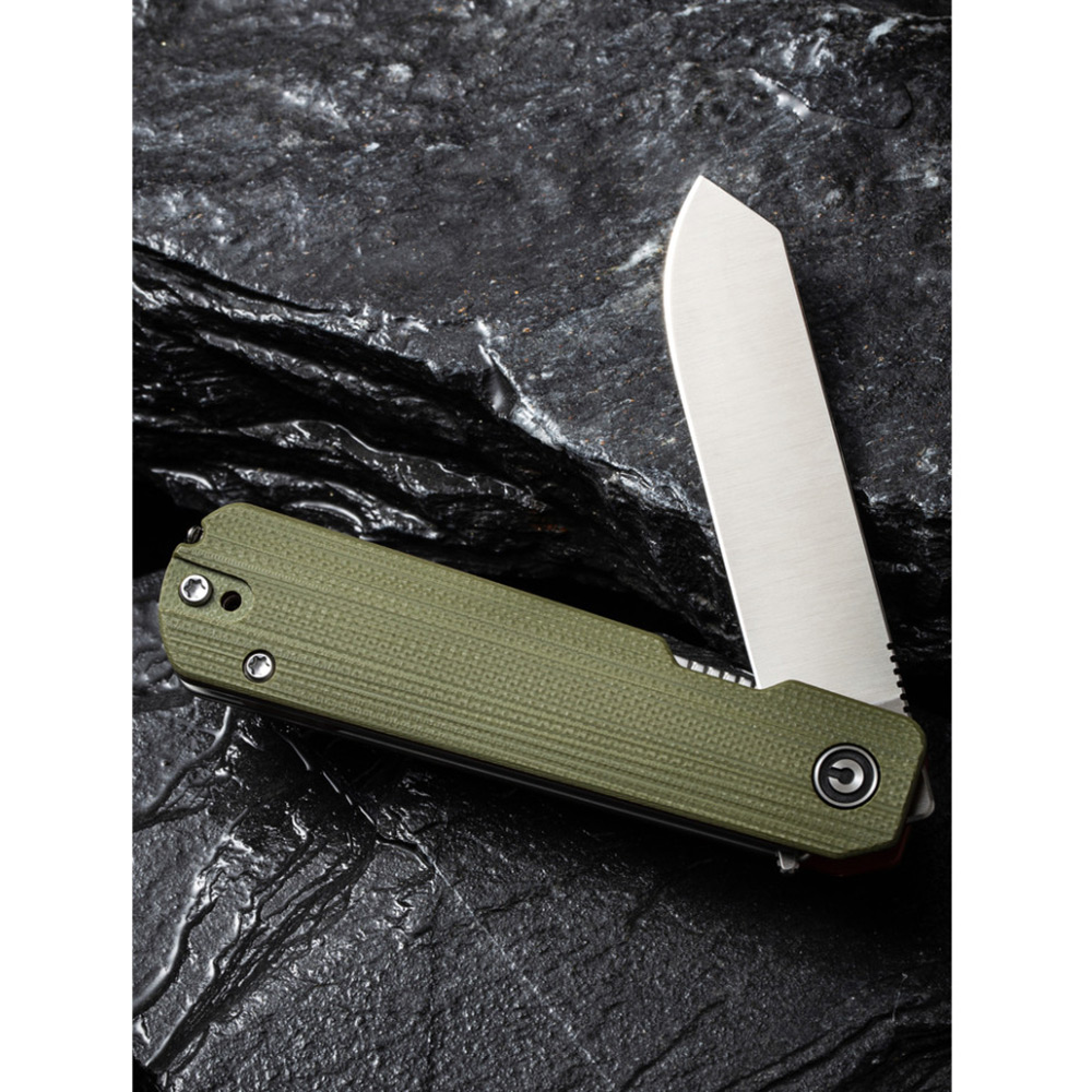 У Фокстрот Ніж CIVIVI Sendy Milled Green/Red (C21004B-1)