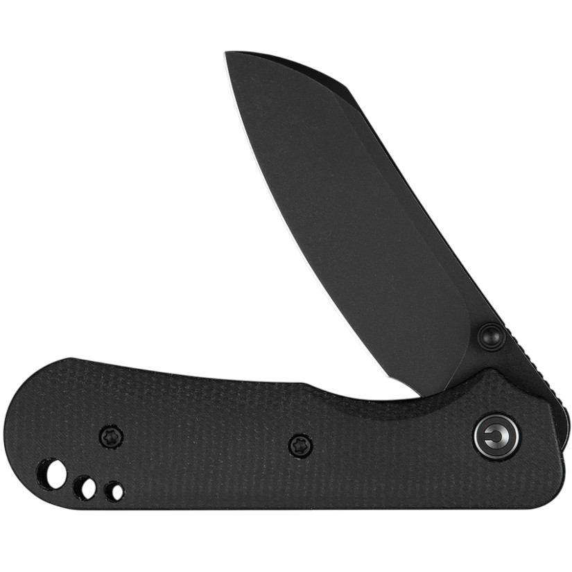 Ніж складаний CIVIVI Crabby Black (C24055-3) Матеріал леза сталь Sandvik 14C28N