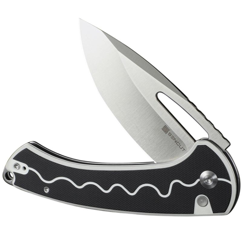 Внешний вид Нож складной SENCUT Squiggy White/Black (S24082A-1)