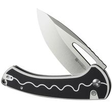 Нож складной SENCUT Squiggy White/Black (S24082A-1)