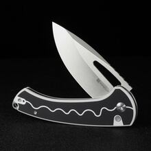 Нож складной SENCUT Squiggy White/Black (S24082A-1)
