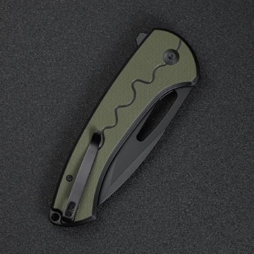 Покупка Нож складной SENCUT Squiggy Black/Green (S24082A-2)