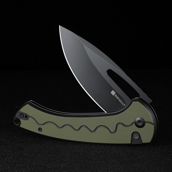 В интернет магазине Нож складной SENCUT Squiggy Black/Green (S24082A-2)