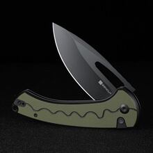 Нож складной SENCUT Squiggy Black/Green (S24082A-2)