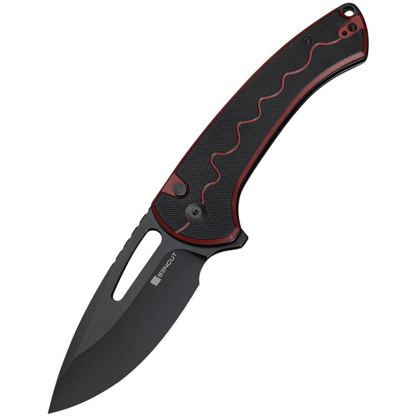 Нож складной SENCUT Squiggy Burgundy/Black (S24082A-3)