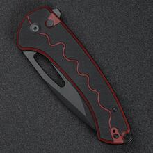 Нож складной SENCUT Squiggy Burgundy/Black (S24082A-3)