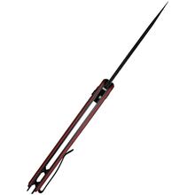 Нож складной SENCUT Squiggy Burgundy/Black (S24082A-3)