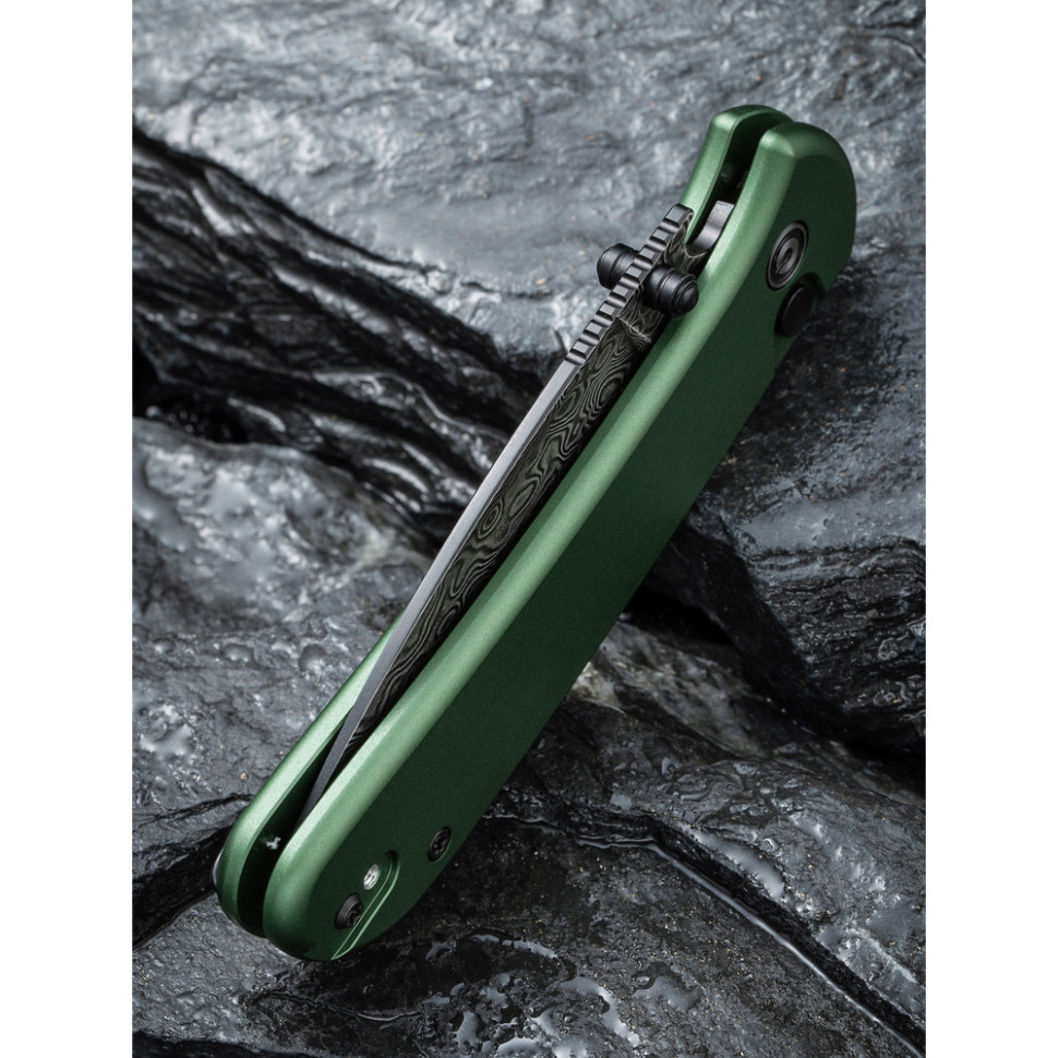 Зображення Ніж складаний CIVIVI Qubit Green Aluminum (C22030E-DS1)