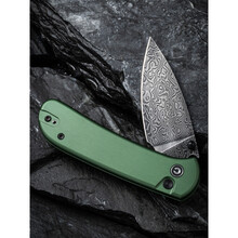 Ніж складаний CIVIVI Qubit Green Aluminum (C22030E-DS1)