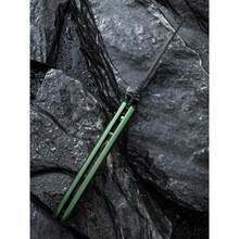 Ніж складаний CIVIVI Qubit Green Aluminum (C22030E-DS1)