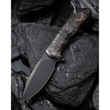 Ніж складаний CIVIVI Praxis Shredded Carbon Fiber Black/Gold (C803I)