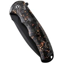 Ніж складаний CIVIVI Praxis Shredded Carbon Fiber Black/Gold (C803I)