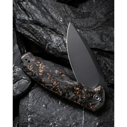 Зображення Ніж складаний CIVIVI Praxis Shredded Carbon Fiber Black/Gold (C803I)
