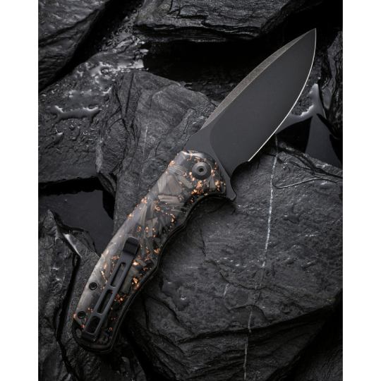 Огляд Ніж складаний CIVIVI Praxis Shredded Carbon Fiber Black/Gold (C803I)
