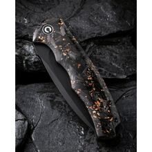 Ніж складаний CIVIVI Praxis Shredded Carbon Fiber Black/Gold (C803I)