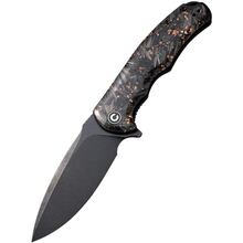 Нож складной CIVIVI Praxis Shredded Carbon Fiber Black/Gold (C803I)