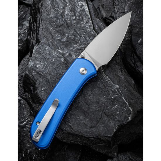 В Україні Ніж складаний CIVIVI Qubit Bright Blue Aluminum (C22030E-3)