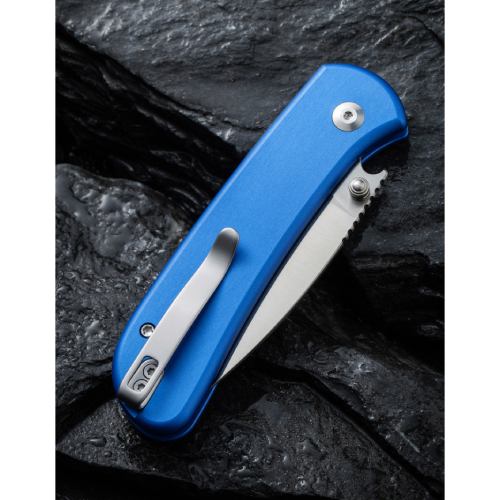 Огляд Ніж складаний CIVIVI Qubit Bright Blue Aluminum (C22030E-3)